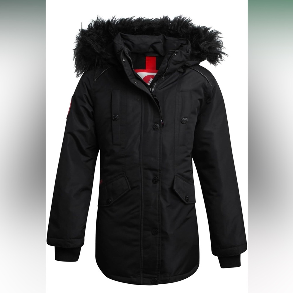 Canada Goose Black Hooded Jacket